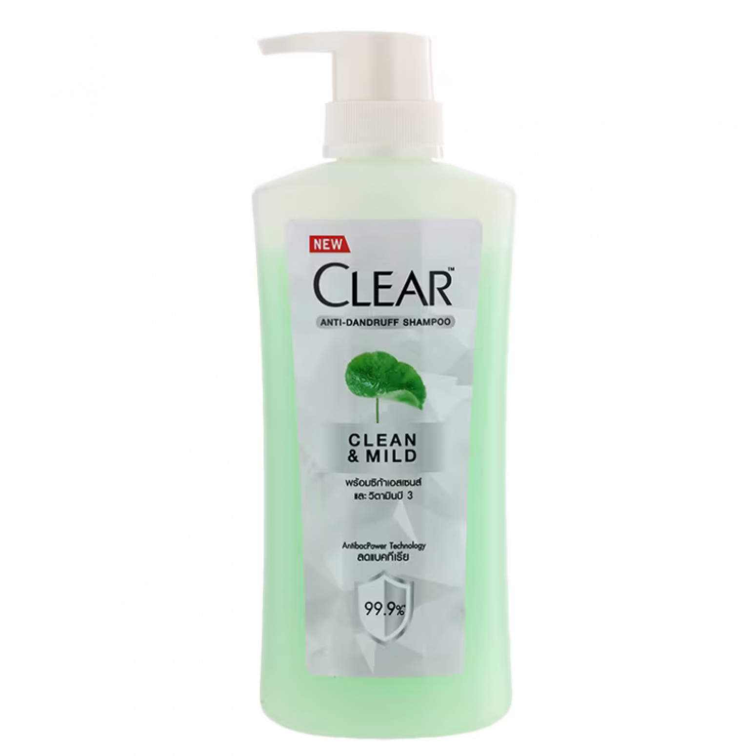 Clear Anti Dandruff Clean and Mild Shampoo 400ml.