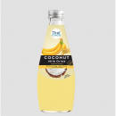 Coconut milk drink Banana flavor with Nata de coco 300 ml