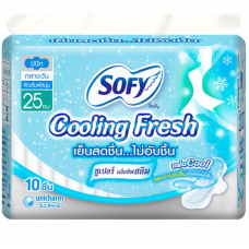 Sofy Cooling Fresh Sanitary Super Active Slim Wing 25cm.