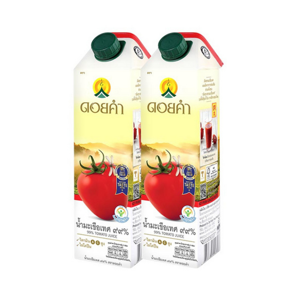 Doikham Tomato Juice 98percent 1000ml.