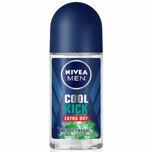 Nivea Men Cool Kick Extra Dry Cool Fresh Roll On 50ml