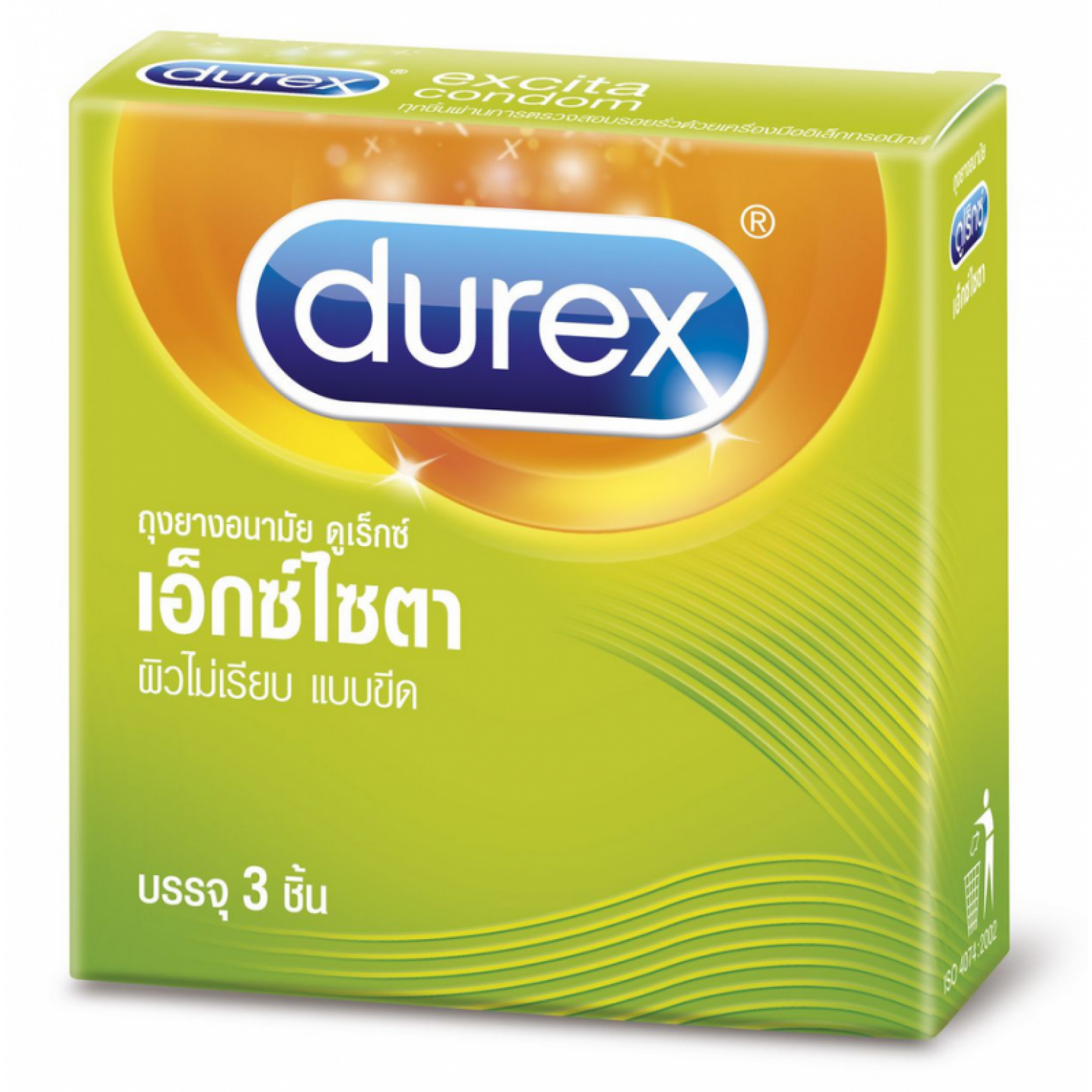 Durex Excita Ribbed Condom 3 Pieces