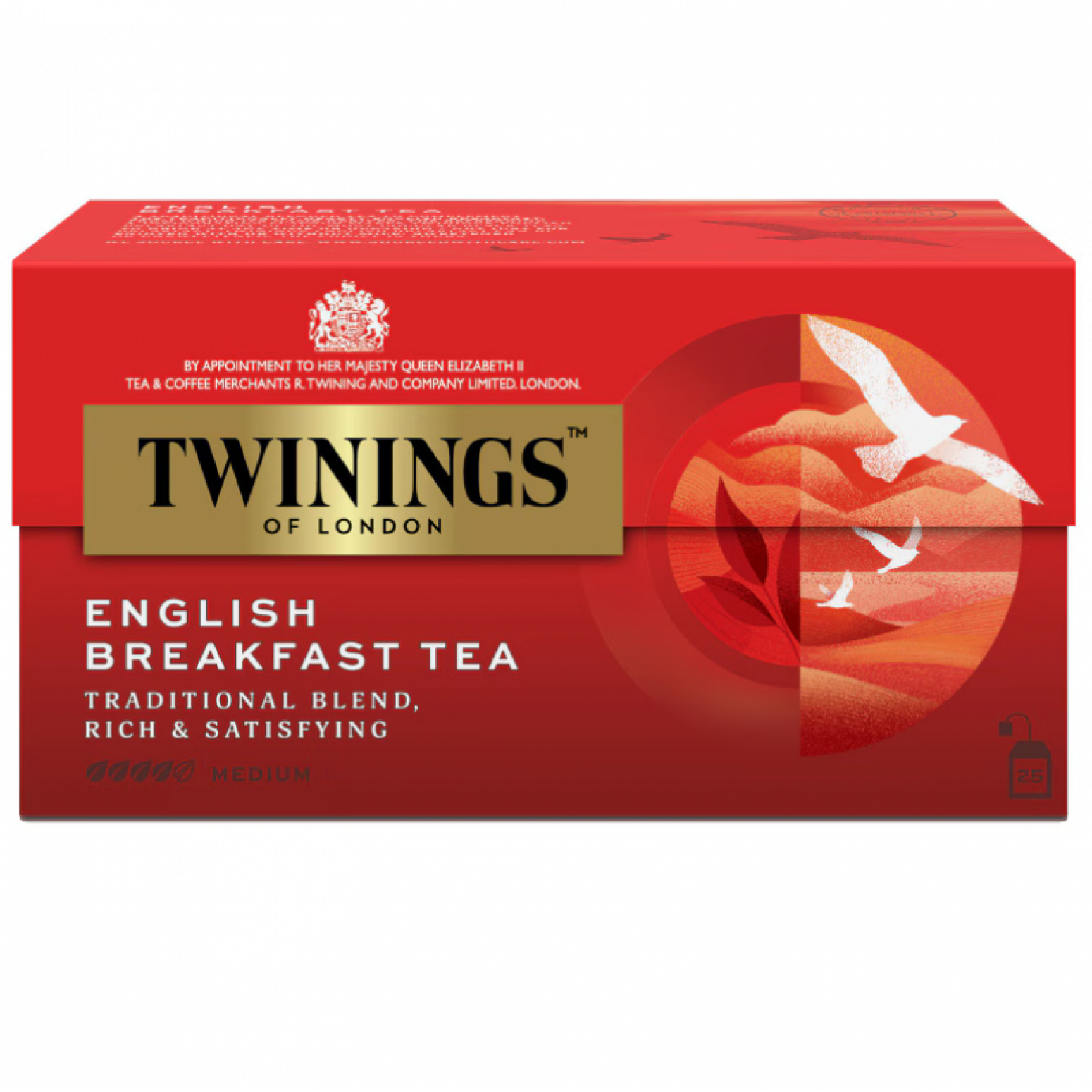 Twinings Tea English Breakfast 2g. Pack 25