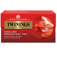 Twinings Tea English Breakfast 2g. Pack 25