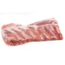 Raw pork ribs. Raw meat