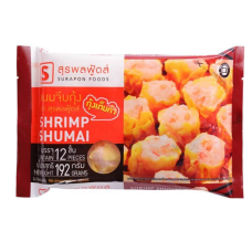 Frozen Shrimp Shumai size 12 each pack Suraponfood Brand  192 g of pack