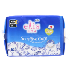 Elis Sensitive Care Sanitary Napkin Night Wings 35cm