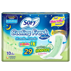 Sofy Cooling Fresh Natural Night Super Slim 0.1 Wing 29cm 10pcs