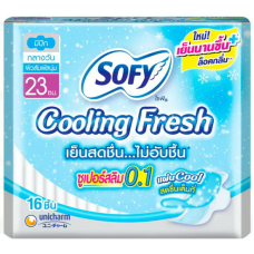 Sofy Cooling Fresh Sanitary Super Slim 0.1 Wing 23cm 16pcs