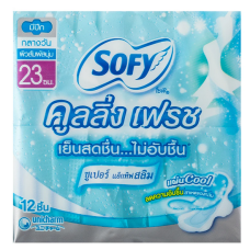 Sofy Cooling Fresh Sanitary Super Active Slim Wing 23cm 12pcs