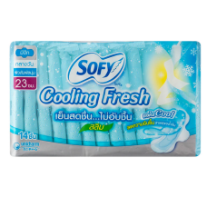Sofy Cooling Fresh Sanitary Slim Wing 23cm 14pcs
