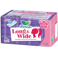 Laurier Panty Liners Daily Active Extra Long and Wide Sweet Sakura 40pcs