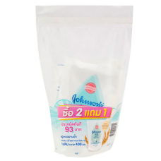 Johnson Milk And Rice Baby Body Wash 400ml Refill Pack2 Free1