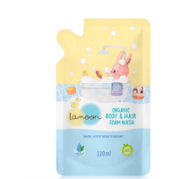 Lamoon Organic Body and Hair Wash Foam 220ml Refill