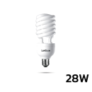 T4 Hurricane Twist-Shape Compact Fluorescent Lamp 28W Daylight
