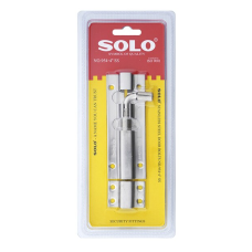 Solo 4 inches slide latch lock sliver 954-4SS
