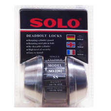 Deadbolt locks SOLO 2202 SS