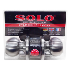 Cylindrical Knob Lock SOLO 95D-5870 SS
