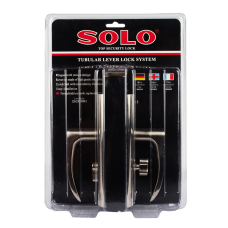 Straight latch door handle SOLO EX 810 SN