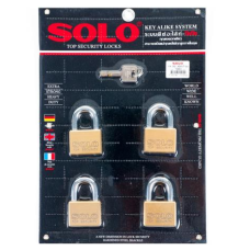 Padlock key alike SOLO 4507 SQ 45 mm. 4