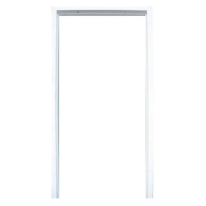 Door frame smooth edge KING white