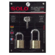 Padlock key alike SOLO4507N45SL-2 45 mm. pack 2