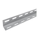 Slotted Angle Steel equal side Light Gray Powder Coated thickness 2mm length 3m 2.90kg per pc