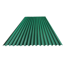 3 Star-Large Corrugated Zinc Sheet Green Coated size 5 ft thickness 0.18mm