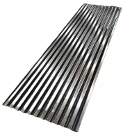 3 Crowns-Small Corrugated Zinc Sheet size 9 ft thickness 0.18mm