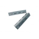 Slotted Angle Steel equal side Gray Coated thickness 1.6mm length 3m 2.32kg per pc