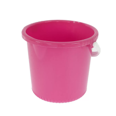 JCJ water bucket with handle capacity 12 liters Pink