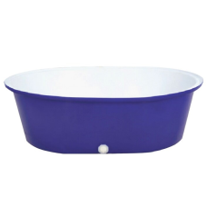 Stackable oval tub COMOS Model CR-200-6 Size 200 L. Blue