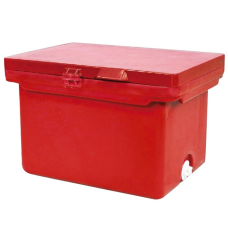 Low Leg Freezer with Hinge and Handle COMOS Model CS-60 Size 60 L. Red