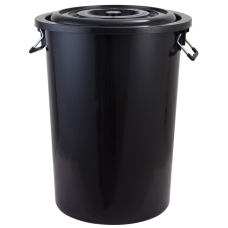 Water tank with lid 113.50 liters Basket black