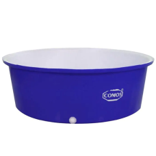 Stackable Low Round Bucket COMOS Model RTO-800-20 Size 800 L. Blue