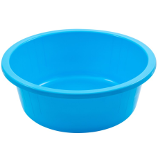 Plastic basin round 55 cm blue Basket 323