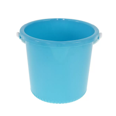 JCJ water bucket with handle capacity 12 liters blue