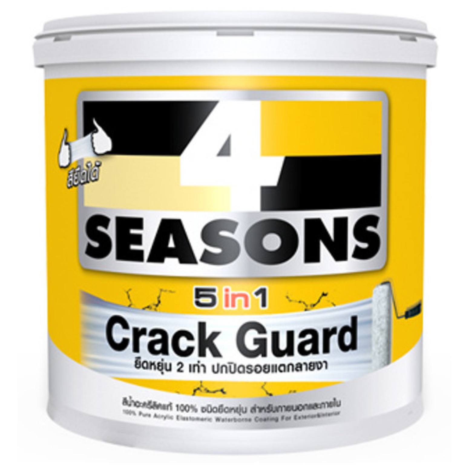 TOA 4 Seasons 5in1 Crack Guard Sheen 7326 Soothing Sapphire 3.75L