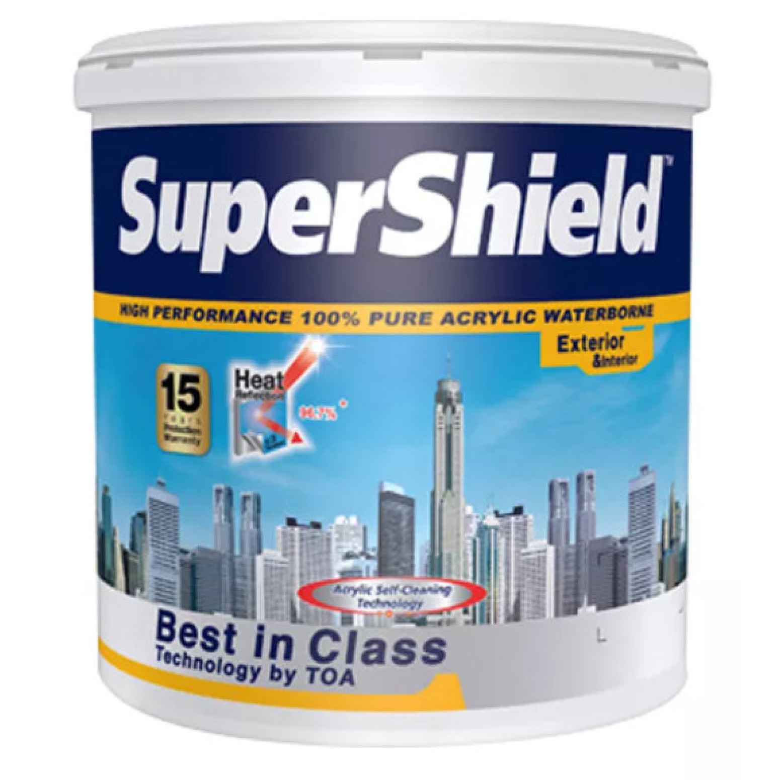 TOA SuperShield Titanium Sheen S200 Apricot White 0.946L