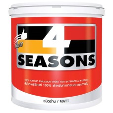 TOA 4 Seasons Acrylic Paint Matt for Exterior A6003 Orange Peel 1GL