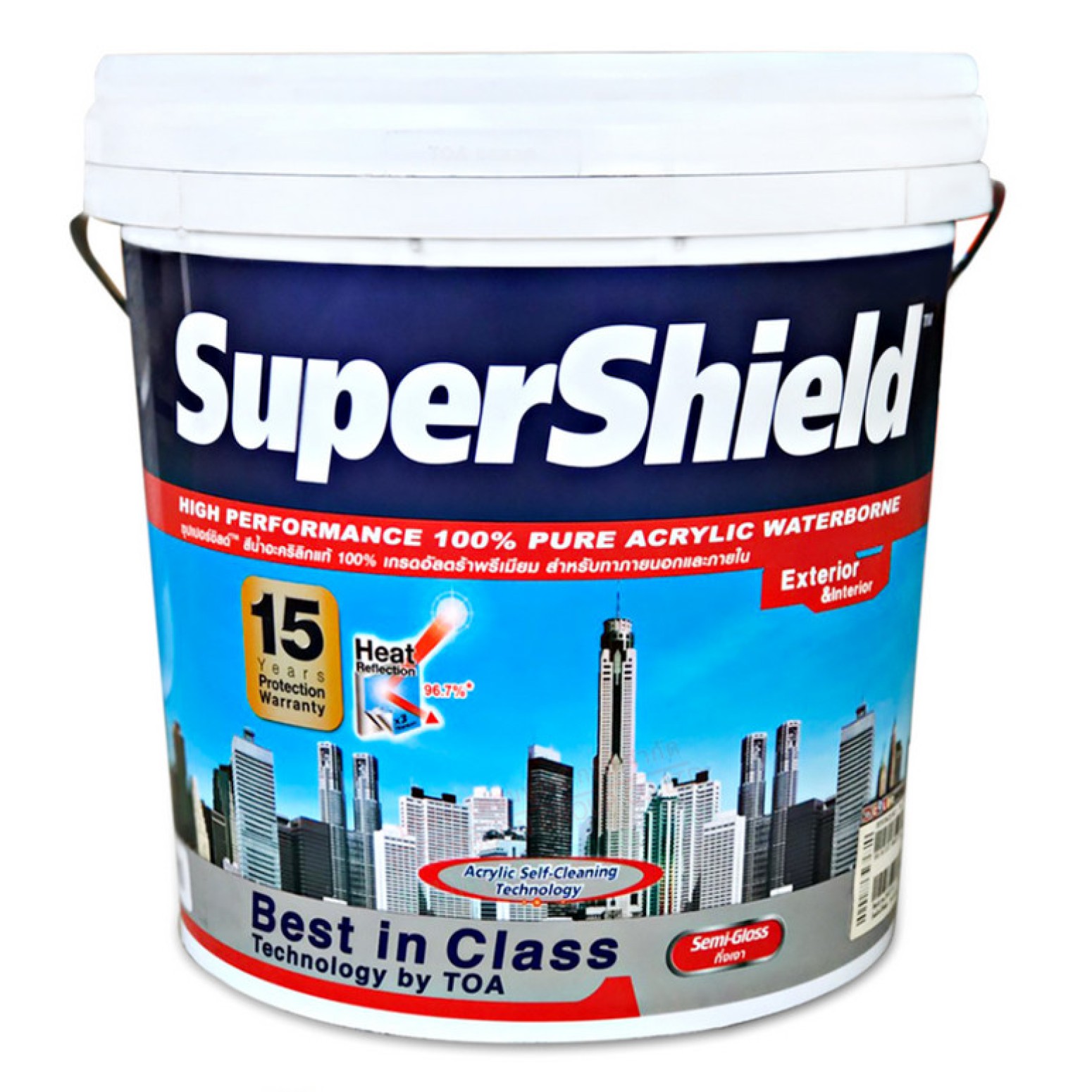 TOA SuperShield Titanium Semi-Gloss 8289 Cold Steel 2.5GL