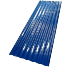 Zinc 3 stars square corrugated blue 10 feet