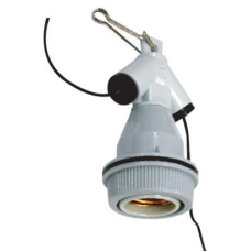 Waterproof Lamp Holder BEC PT-E27 White