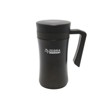 ZEBRA vacuum Mug, size 0.45 liters, Curve model, coffee brown color.