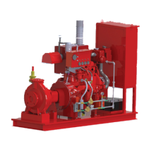 UL listed fire pump set includes diesel driven fire pump